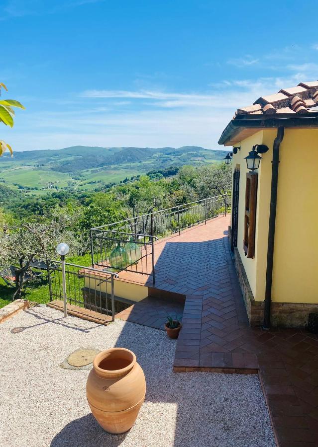 Casa Di Coraggio Villa Volterra Bagian luar foto
