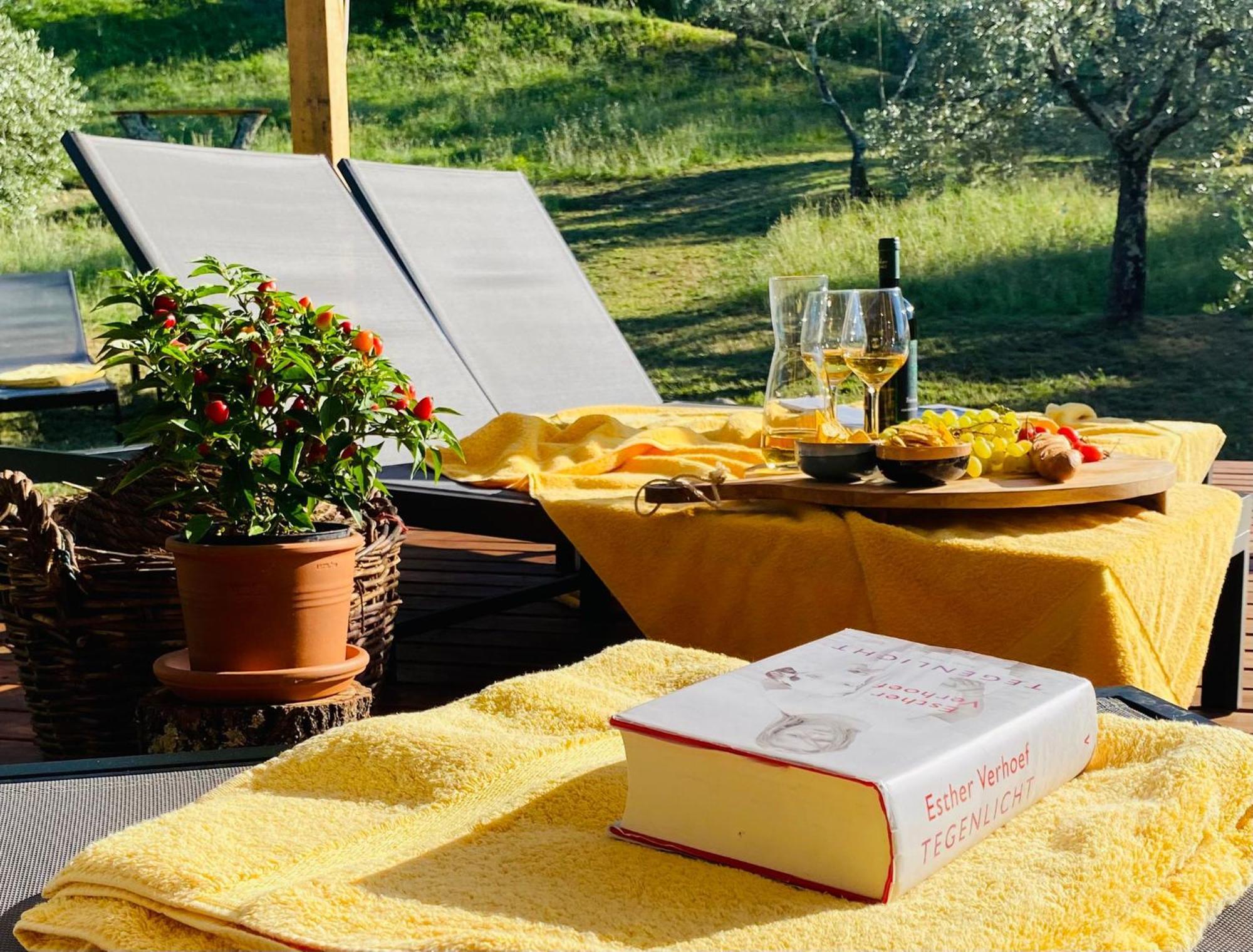 Casa Di Coraggio Villa Volterra Bagian luar foto