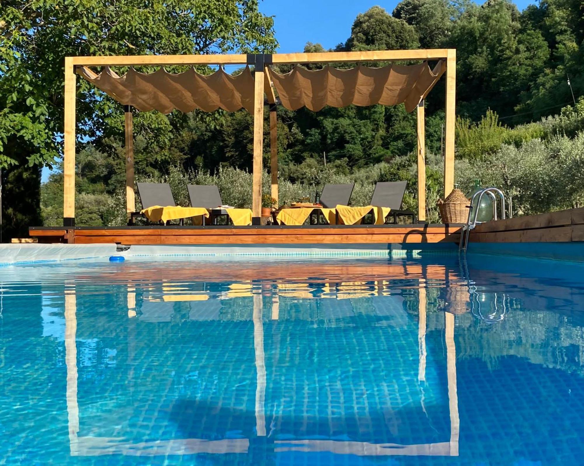 Casa Di Coraggio Villa Volterra Bagian luar foto
