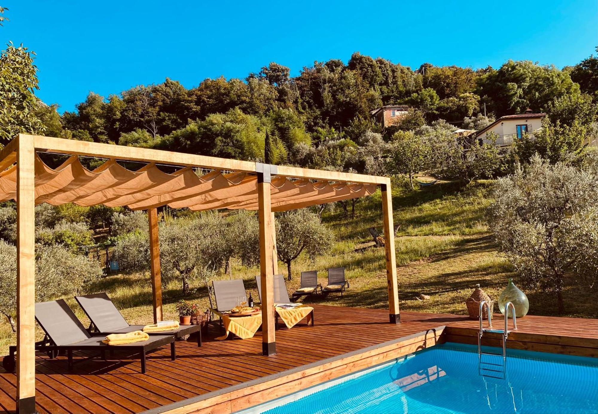 Casa Di Coraggio Villa Volterra Bagian luar foto