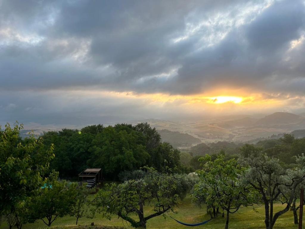 Casa Di Coraggio Villa Volterra Bagian luar foto