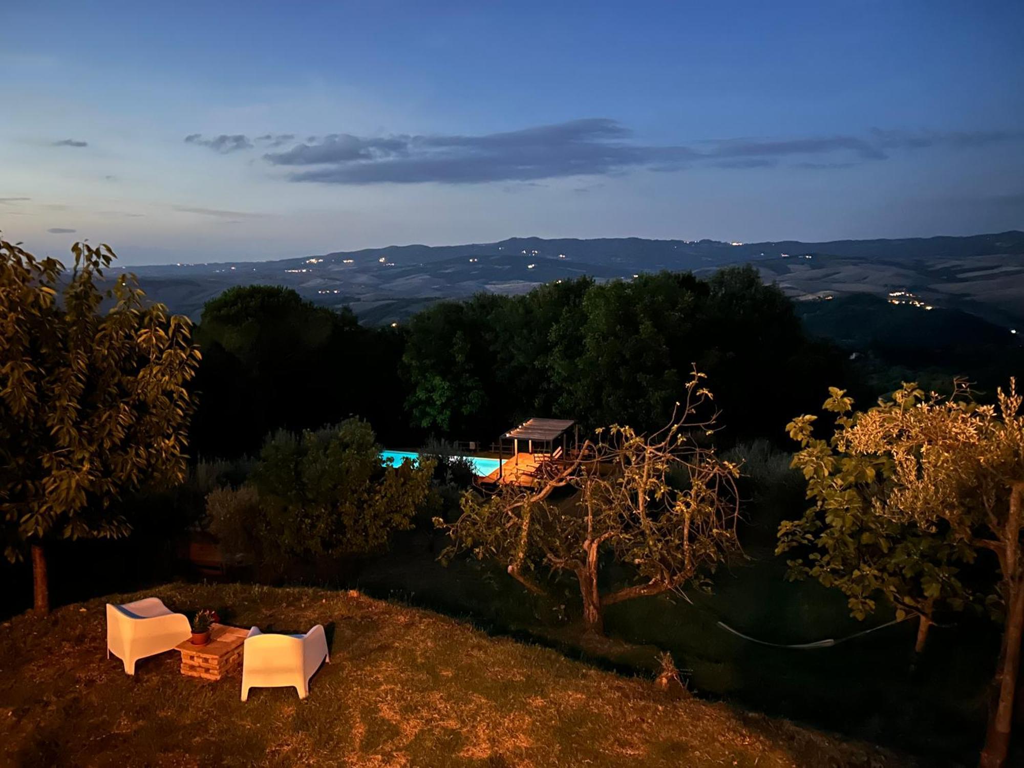 Casa Di Coraggio Villa Volterra Bagian luar foto