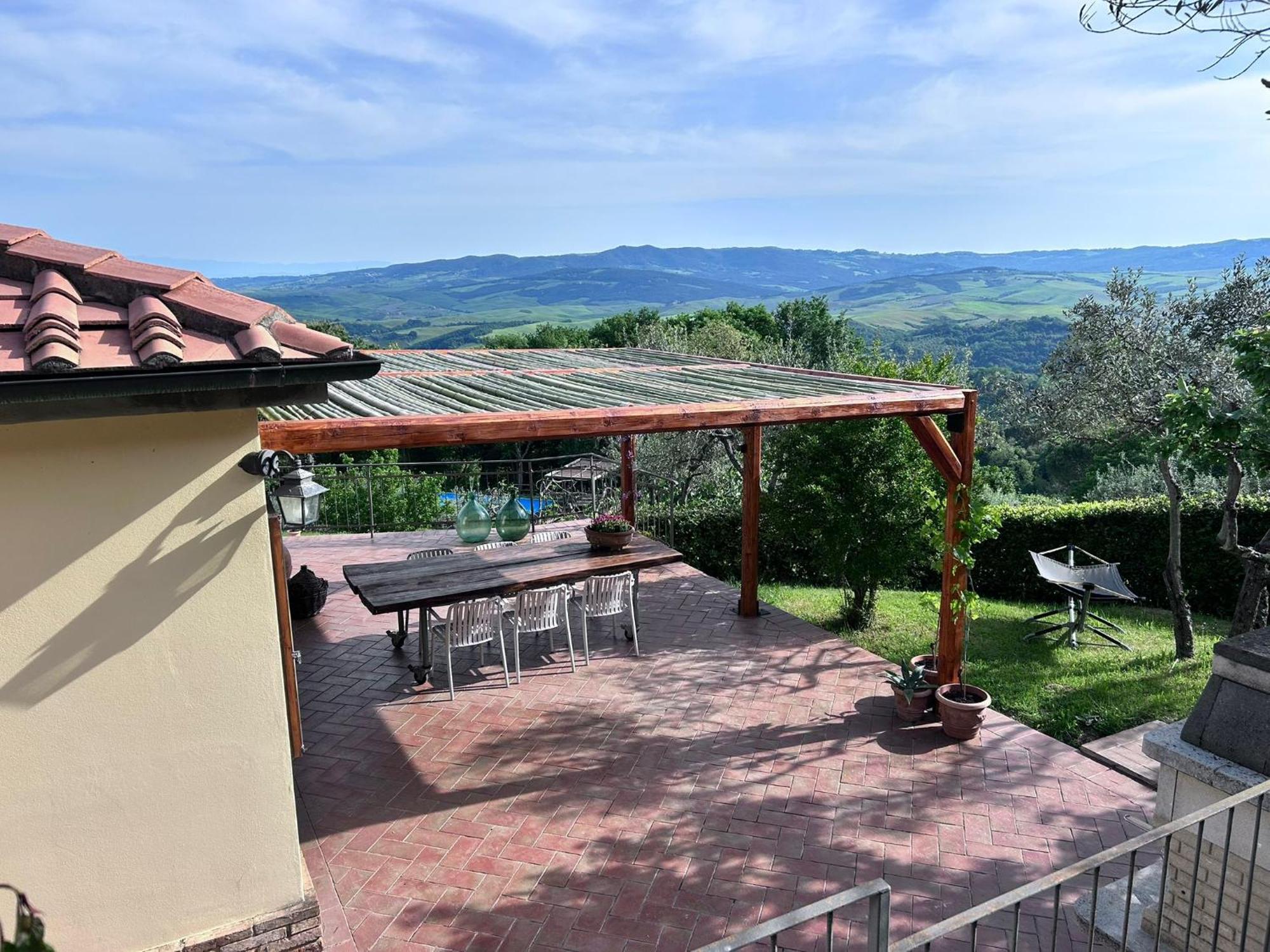 Casa Di Coraggio Villa Volterra Bagian luar foto