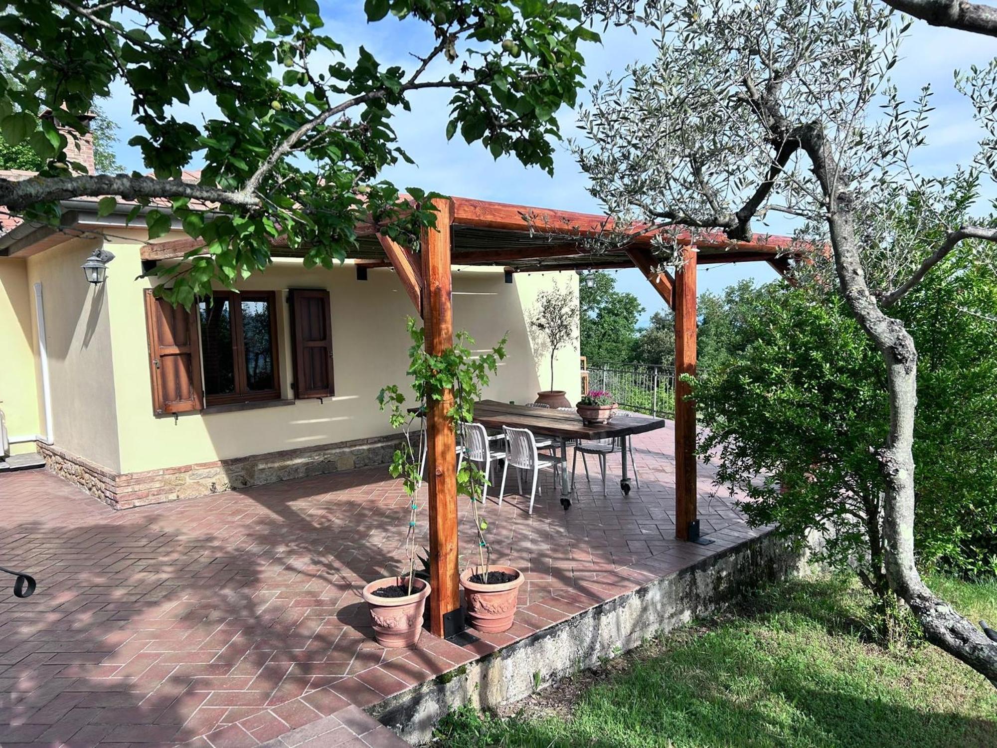 Casa Di Coraggio Villa Volterra Bagian luar foto